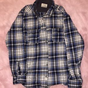 Oversized Blue flannel
